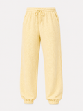 Waffle Knit Breathable Lounge Pant - Buttermilk Yellow